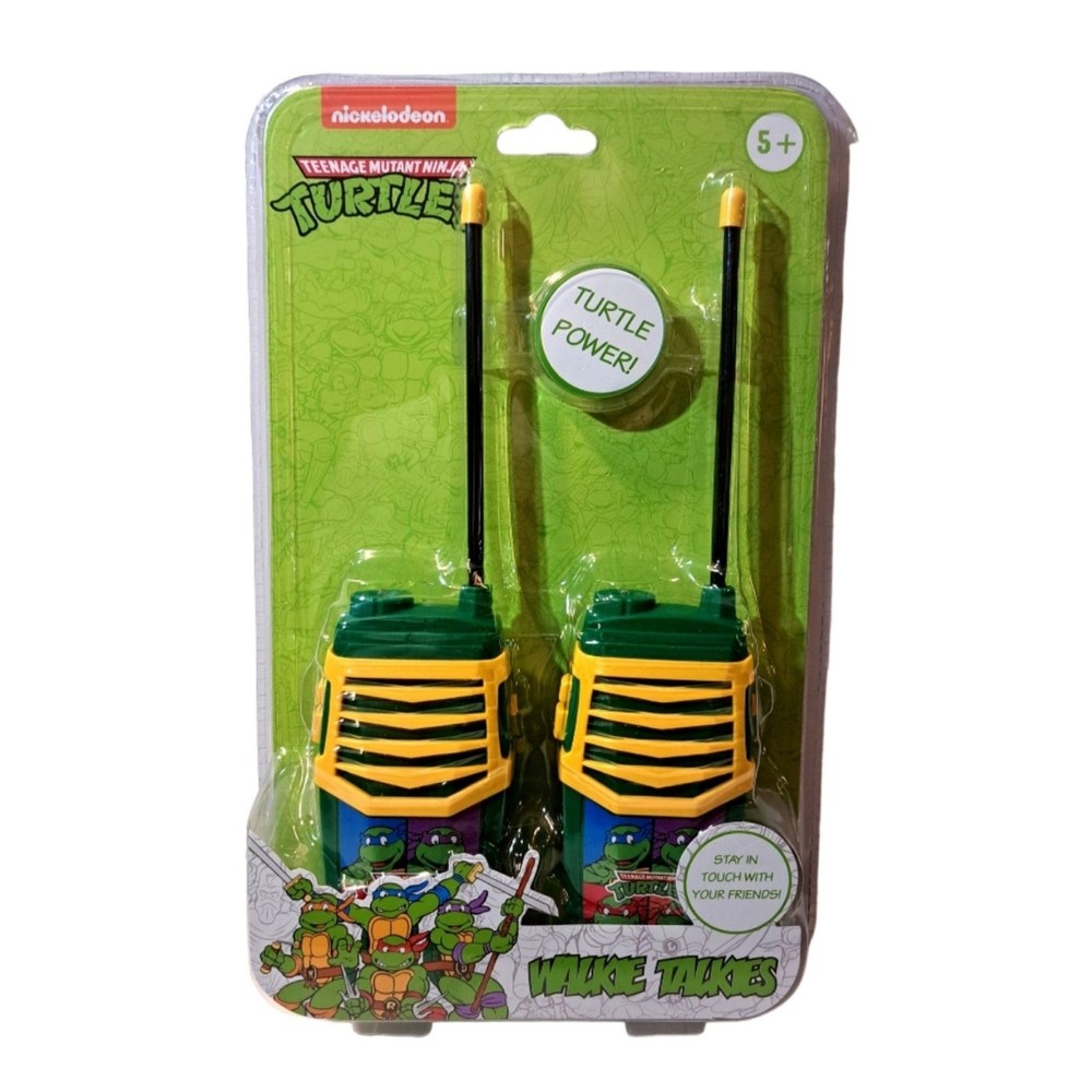 2021 Teenage Mutant Ninja Turtles Walkie Talkies Brand New TMNT Nickelodeon